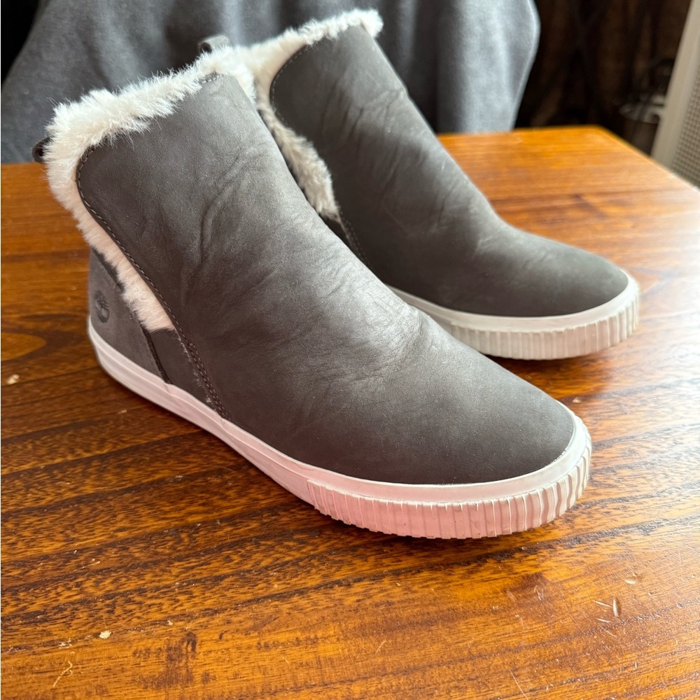 Timberland suede bootie sneaker